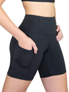 Recycled Poly Bike Short with Pockets