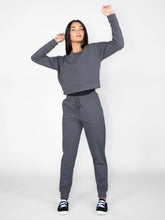 Load image into Gallery viewer, French Terry Tapered Joggers with Zip Pockets

