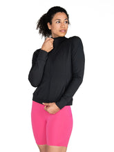 Load image into Gallery viewer, BodyWrappers 31812 Recycled Poly Contour Seam Zip Up Jacket
