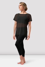 Load image into Gallery viewer, CZ 4202/ Z4182 Lace Mesh Tie Back T-shirt
